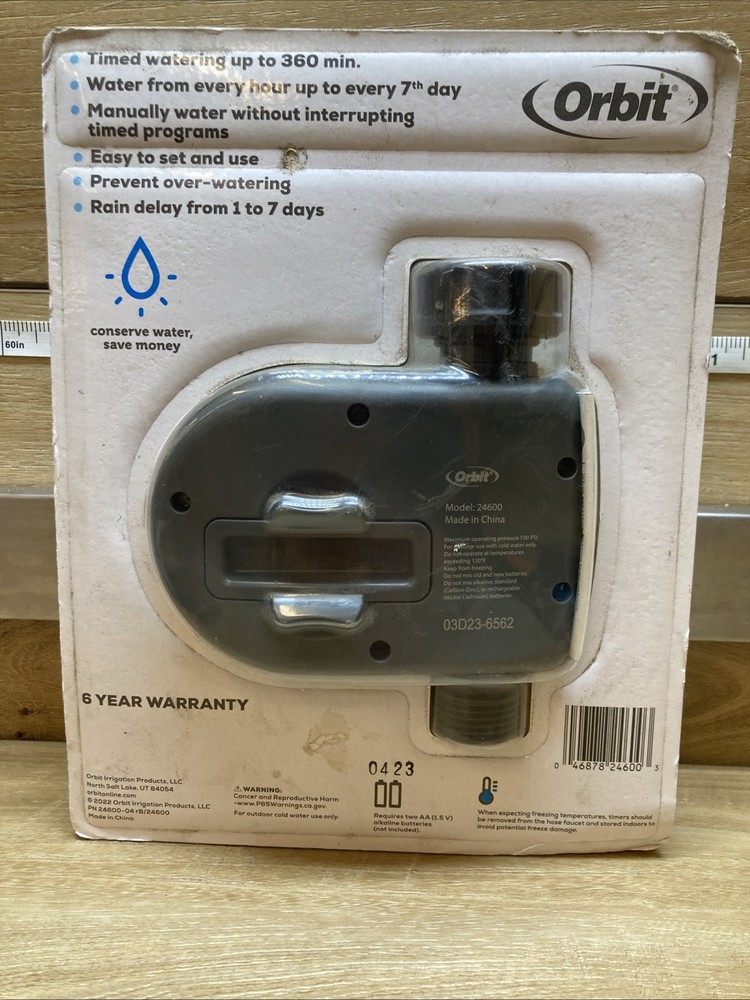 Orbit 1-Outlet Programmable Hose Faucet Timer | 24606