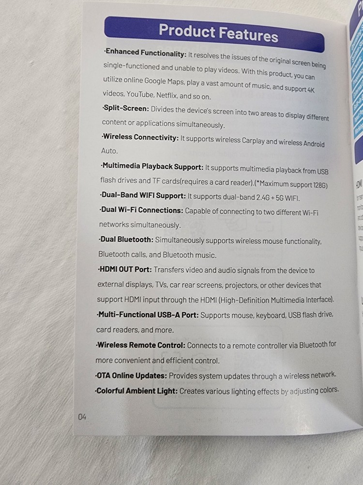 Multimedia Car HDMI Smart Box