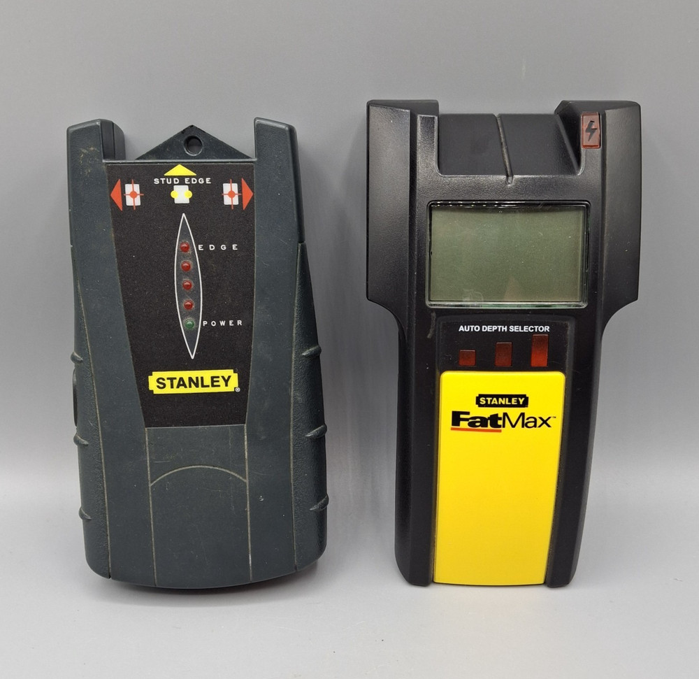 STANLEY Tool Lot 2, 1997 Stud & Edge Finder + FatMax Stud Sensor 400, Test Works