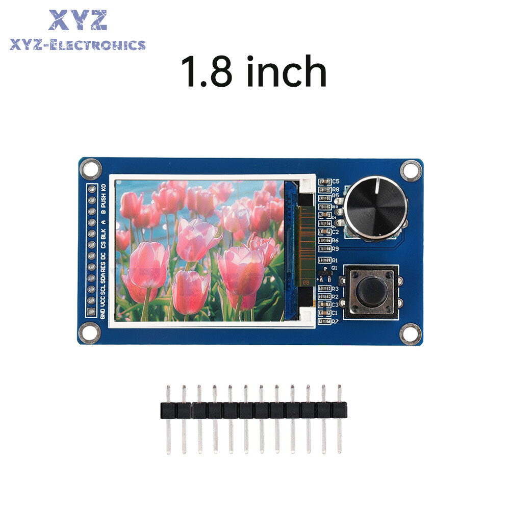 1.8/2.4inch LCD TFT Screen Display Module with EC11 Rotary Encoder SPI Interface