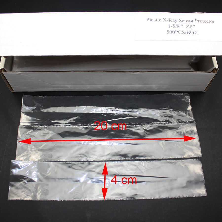 Dental Disposable Plastic Digital X-ray Sensor Protector Sleeve Sheath L/M/S Opt