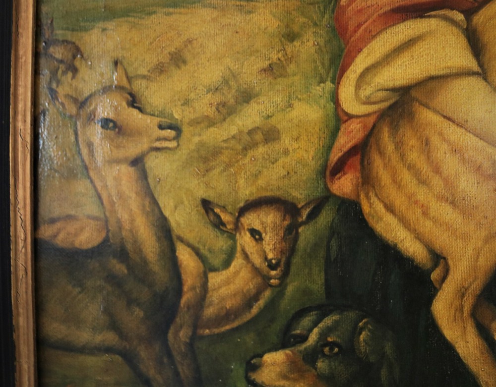 PAINTING "SHEPHERDESS"