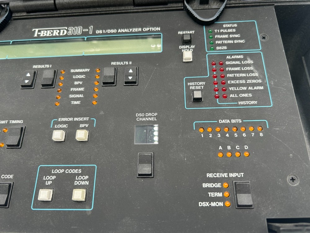 TTC T-BERD 310 COMMUNICATION ANALYSER w/ 6 MODULES