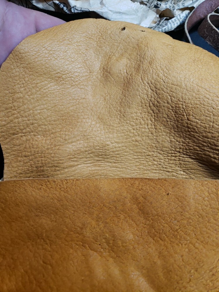 BLACK POWDER MUZZLELOADER BAG ACCESSORIES POSSIBLE BAG Soft SUEDE LEATHER