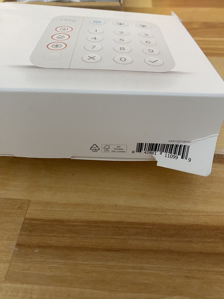 Ring Alarm System Mountable Keypad 2nd Gen Open Box Z-Wave