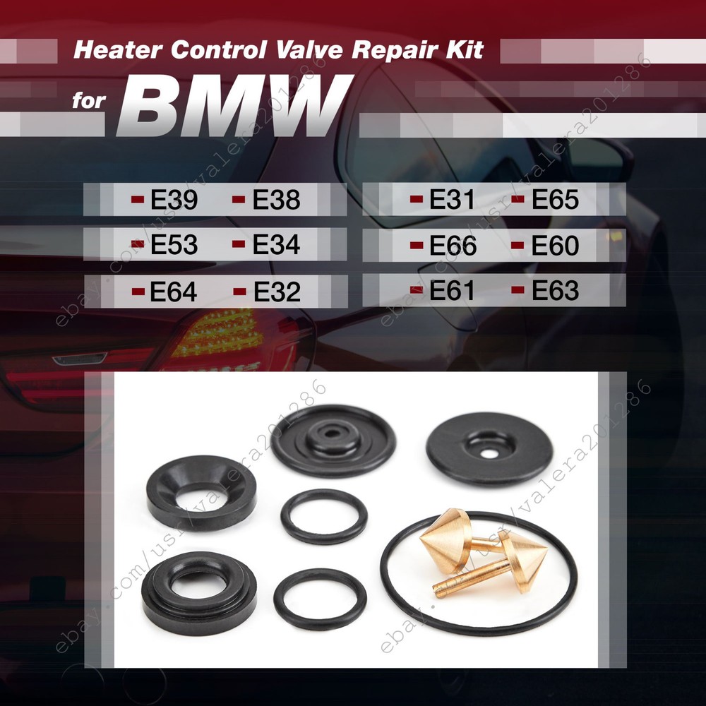 BMW Heater Valve Repair Kit E39, E38, E53, E34, E32, E31, E65, E66, E60, E61