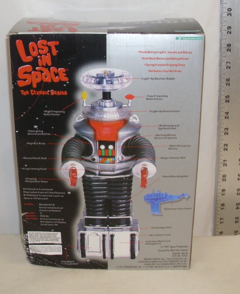 TRENDMASTERS LOST IN SPACE B9 ROBOT TOY BOXED