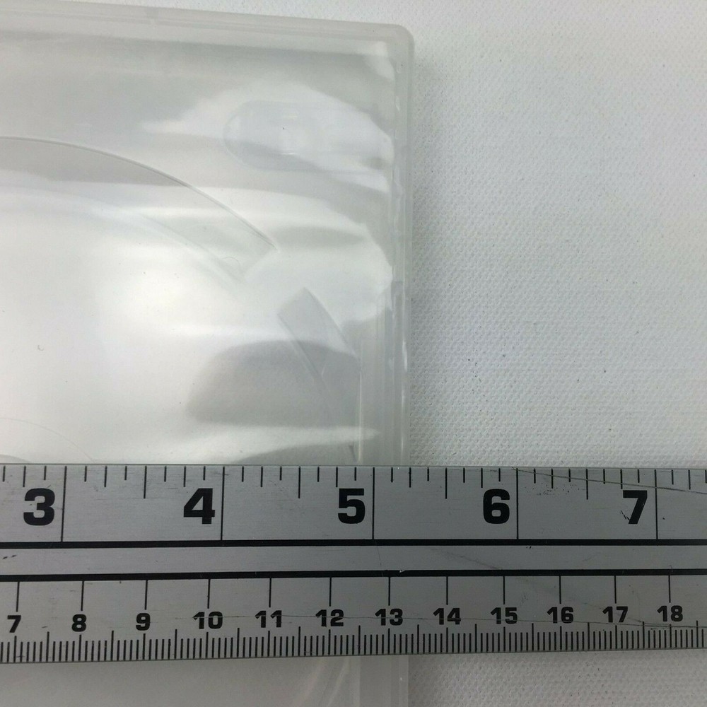 White Clear Single DVD CD Cases Set of 12