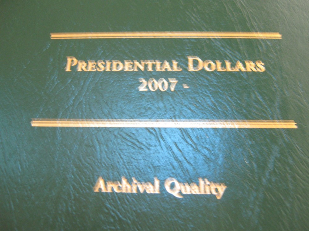 Presidential Dollars , 2007-2012 , 24 Uncirculated  Dollars , Folder