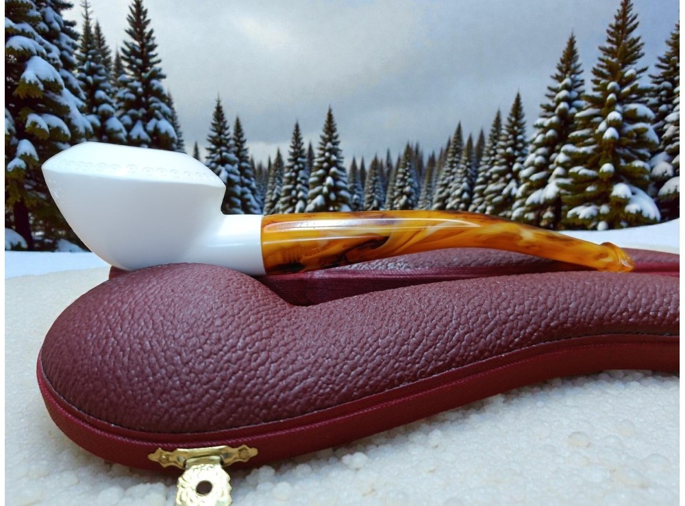 Block Meerschaum Solar Edge Pipe