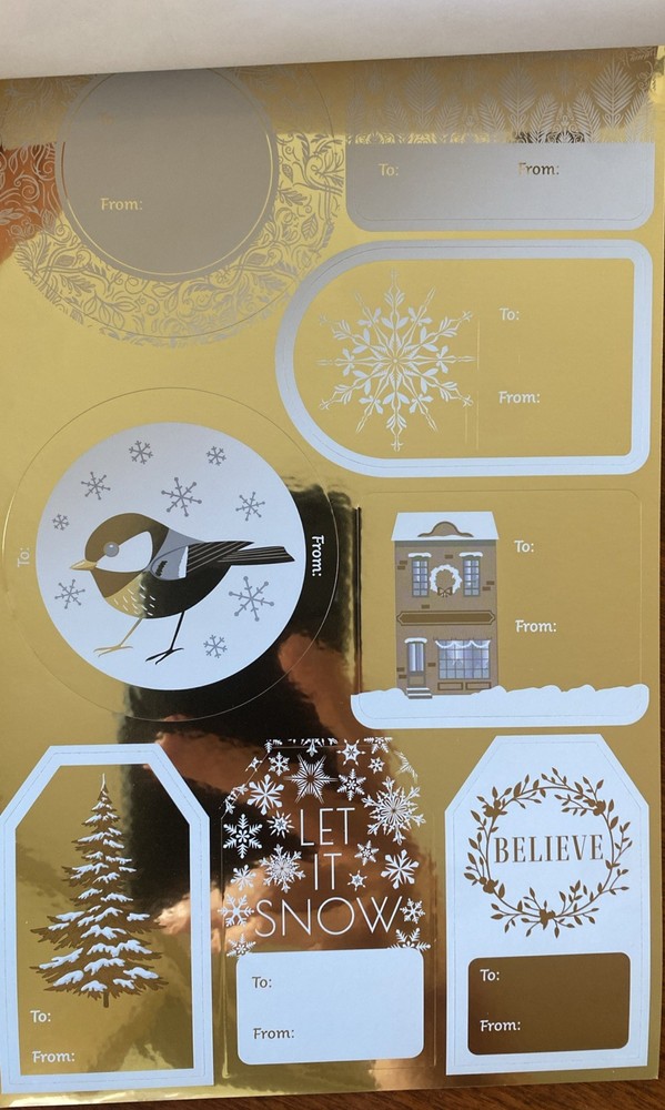 Christmas Card Tags
