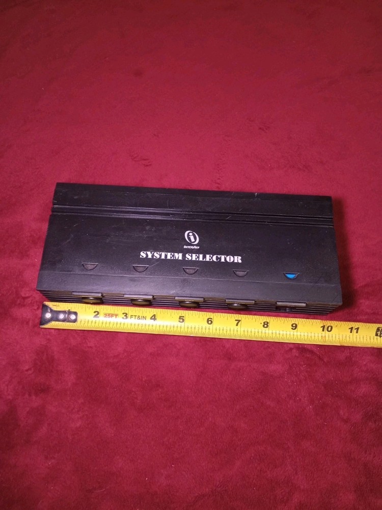 5-Way System Selector AV Switch RCA S-Video for VCR PSX PS2 DVD CD