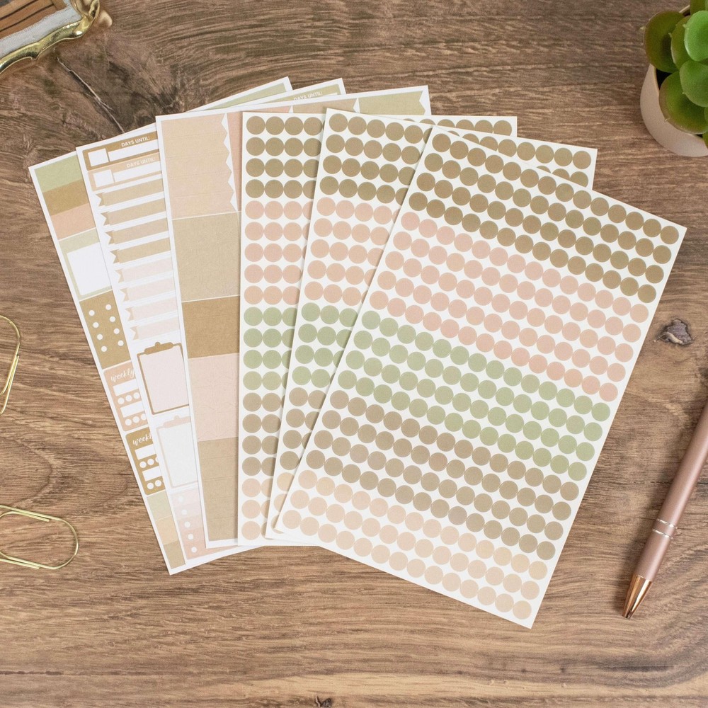Planner Stickers | Color Coding – Aesthetic Boho