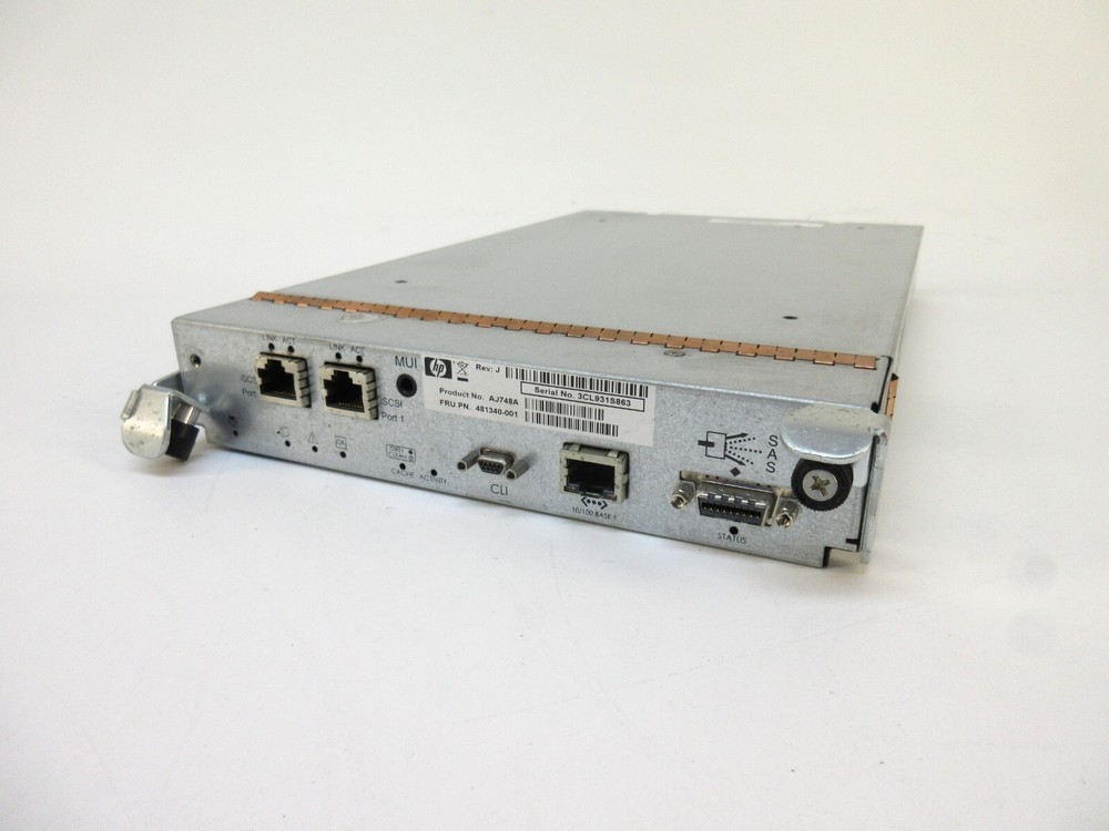 HPE AJ748A Smart Array RAID iSCSI Controller Dual Port for MSA2000i