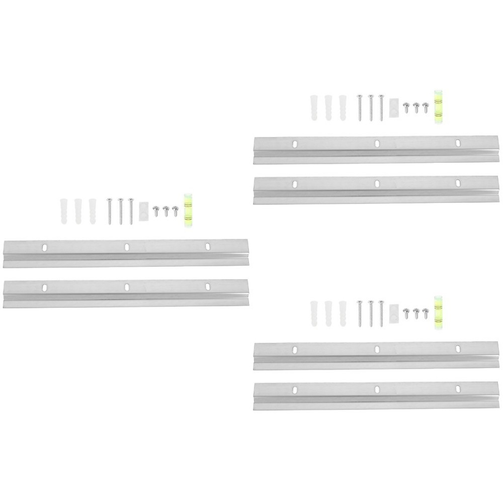 3 Sets Non Trace Picture Hooks Wall Mounting Interlocking Brackets