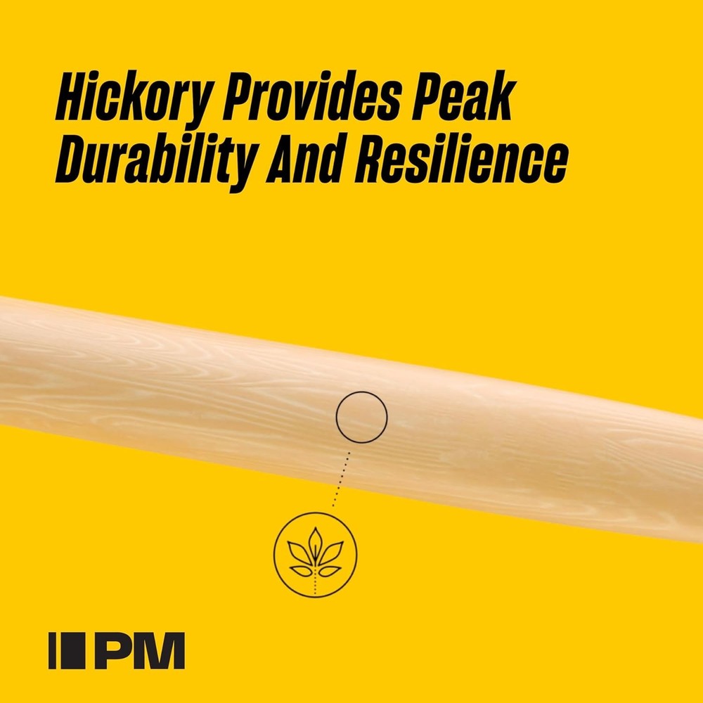 Hickory 5A Wood Tip Drumsticks, One Pair
