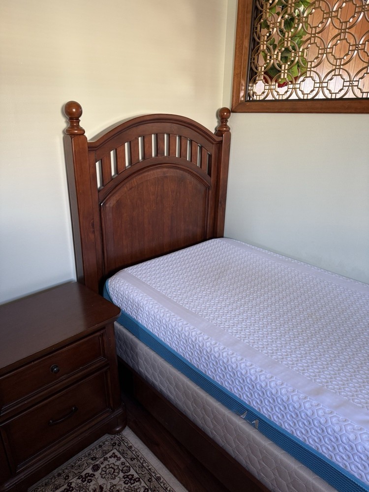 Twin Bedframe & Nightstand Set
