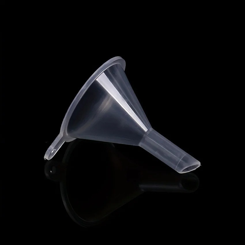 10-Pack Mini Plastic Funnels Small Funnel Set for Perfume Essential Oil Diffuser