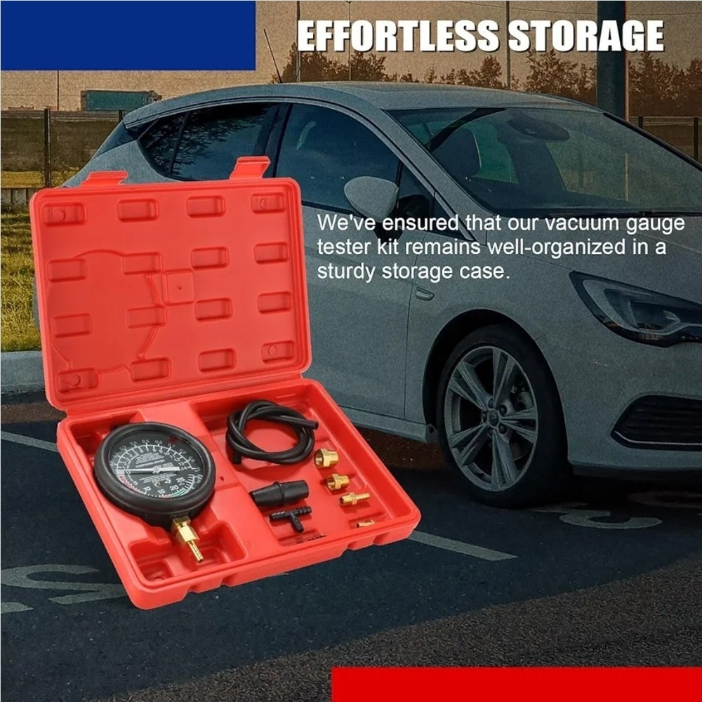 Fuel & Vacuum Pressure Tester Kit | Carburetor & Engine Diagnostic Tool
