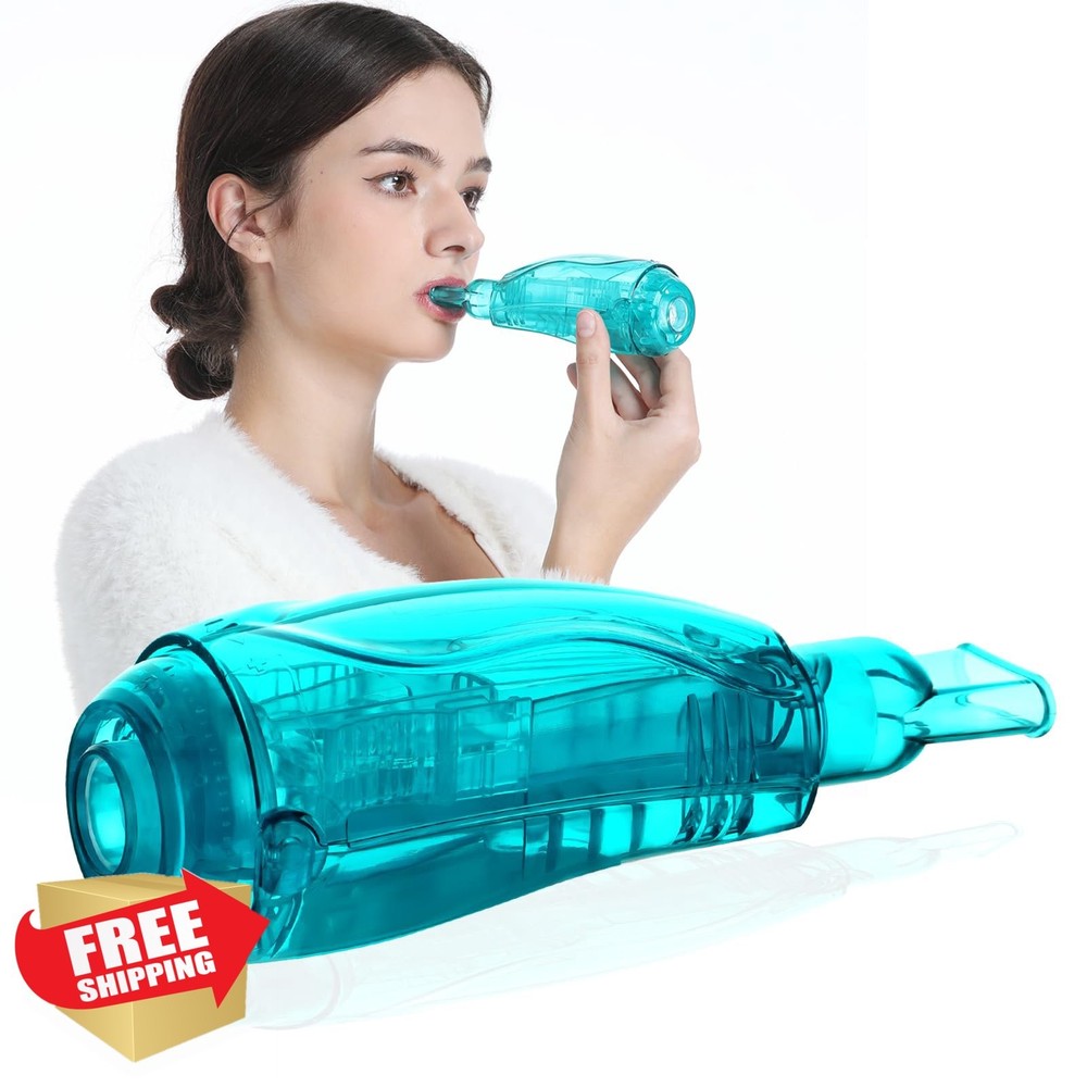 Flutter Valve Breathing Exercise Device Lung Mucus Trainer Strong