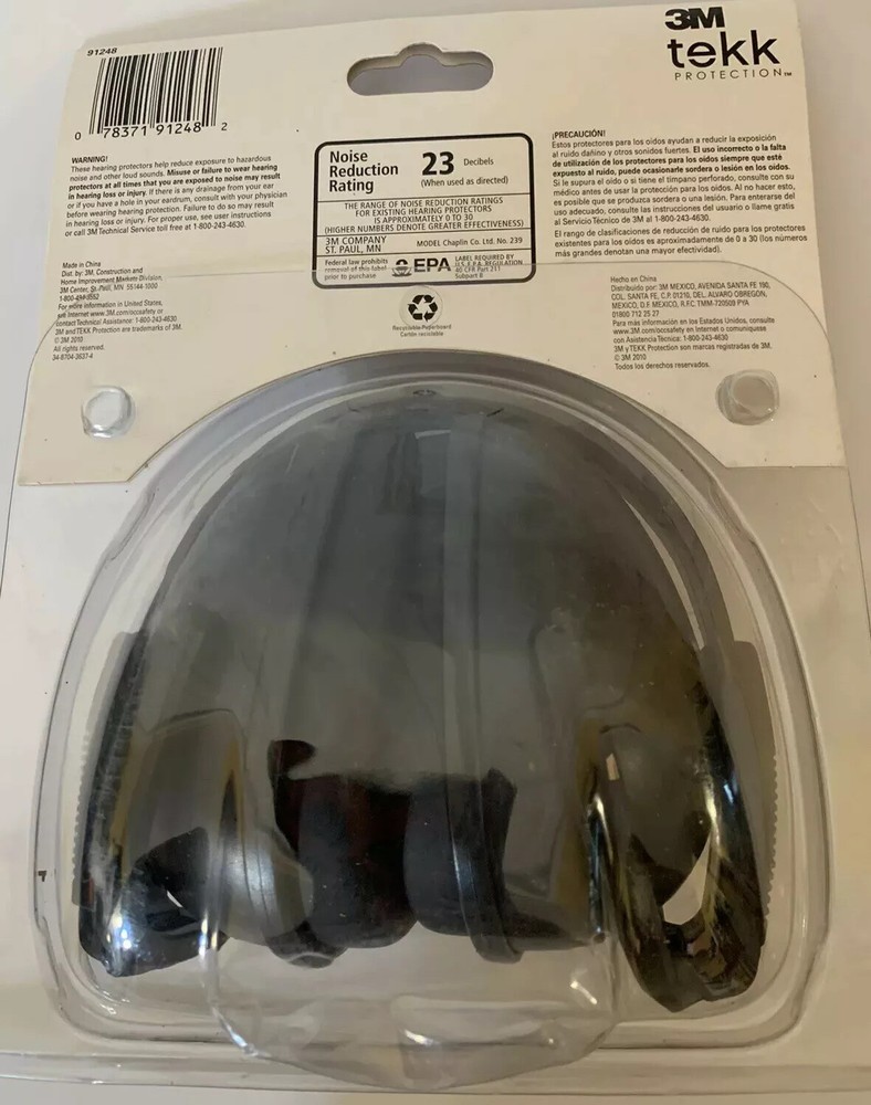 New 3M Folding Earmuff NRR 23dB