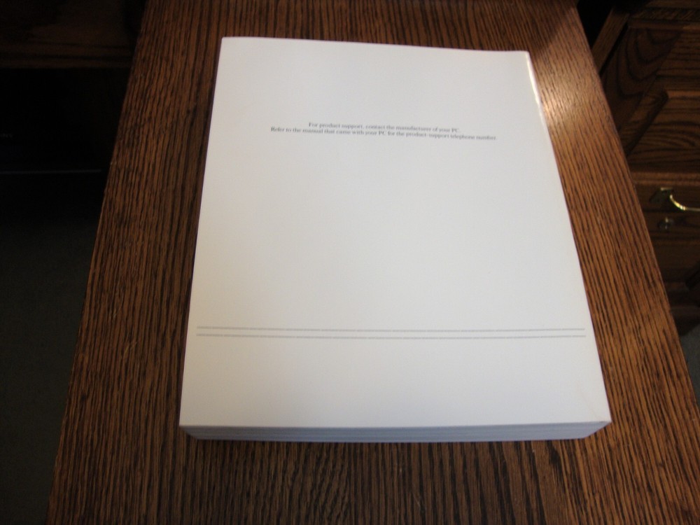 1994 Microsoft Windows For Workgroups & MS-DOS User's Guide Book