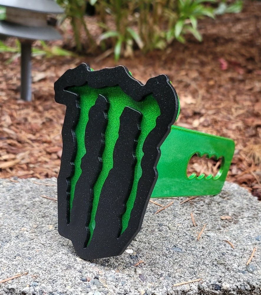 MONSTER Logo Custom Hitch Cover