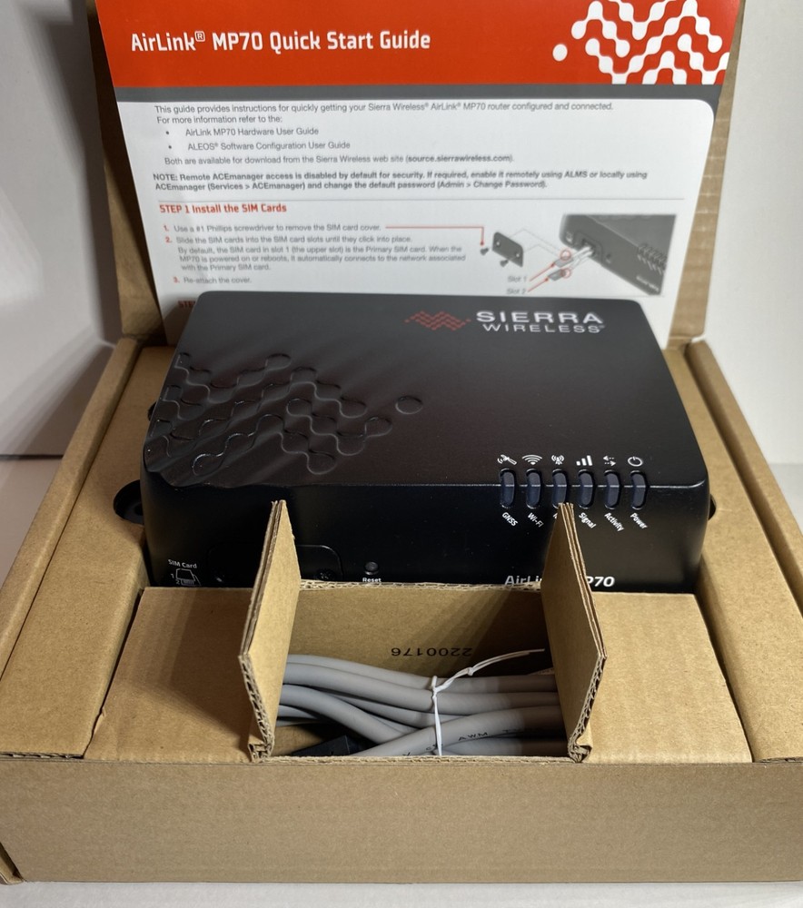 Sierra Wireless / SemTech AirLink MP70 LTE-Advanced Pro Rugged Vehicle Router