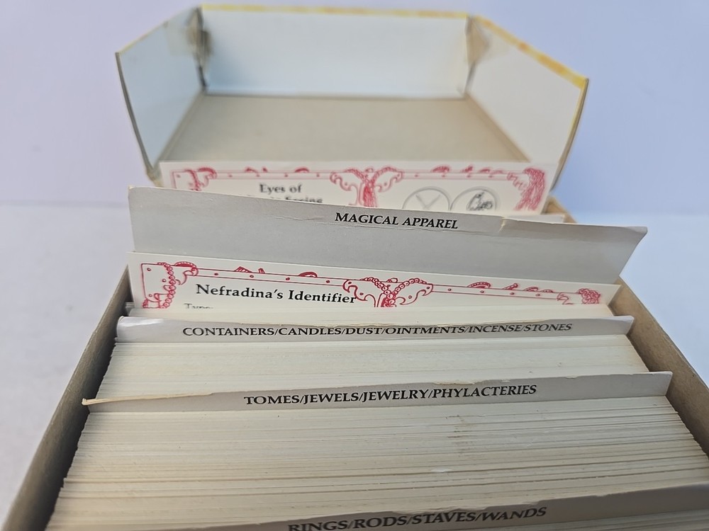 Dungeons & Dragons Official Dungeon Master Decks Game Accessory 1993