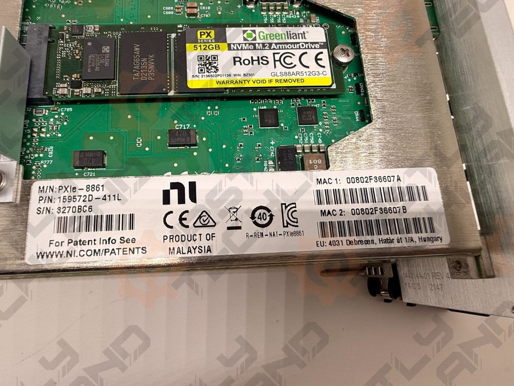 National Instruments PXIe-8861 Quad Core Embedded Controller 512GB SSD