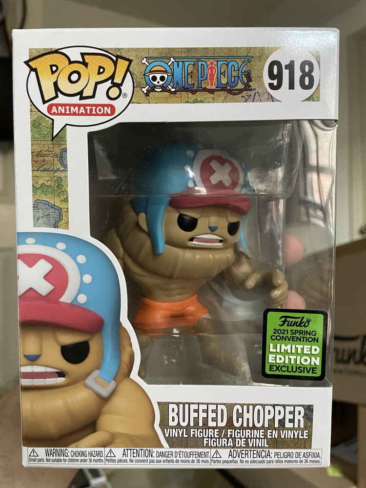 Funko Pop! One Piece Buffed Chopper #918 ECCC 2021 Spring Vinyl Figure