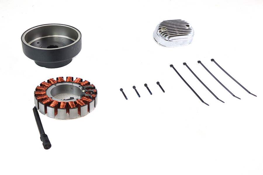 Alternator Charging System Kit 50 Amp fits Harley Davidson