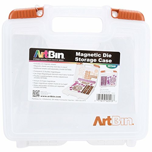 ArtBin 6978AB Die Cut Plastic Storage Case With 3 Magnetic Assorted Sizes