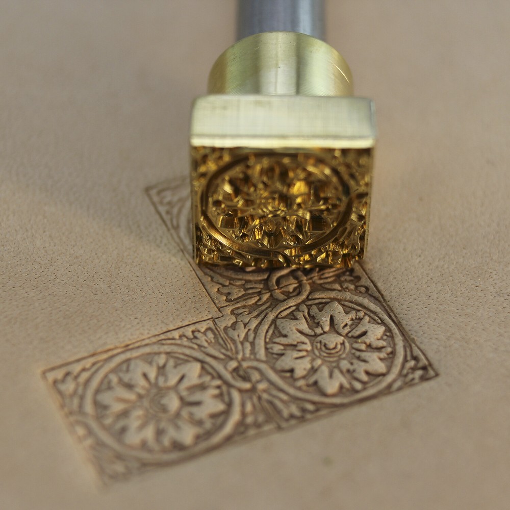 Leather stamp tool for leather craft DIY brass stamp #8Y - angular stamp for #8