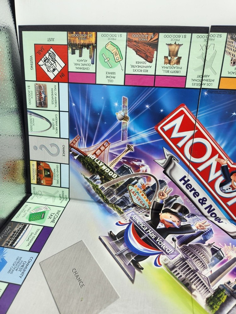 Monopoly here and now 2006 Replacement Game Board and instructions