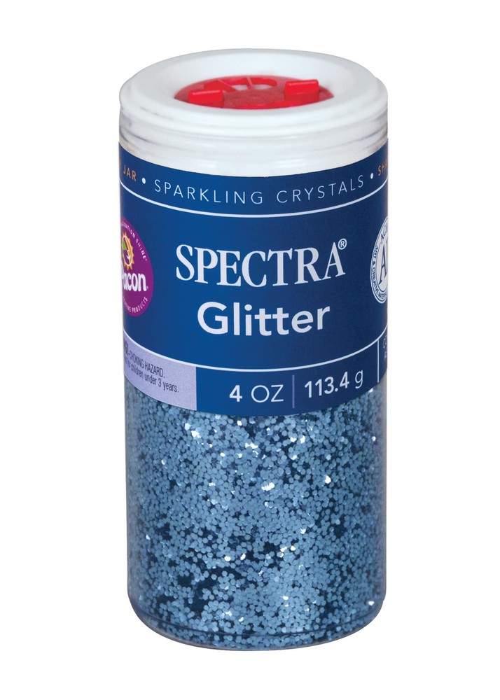 Arts & Crafts Glitter Sky Blue 4 oz 1 Jar