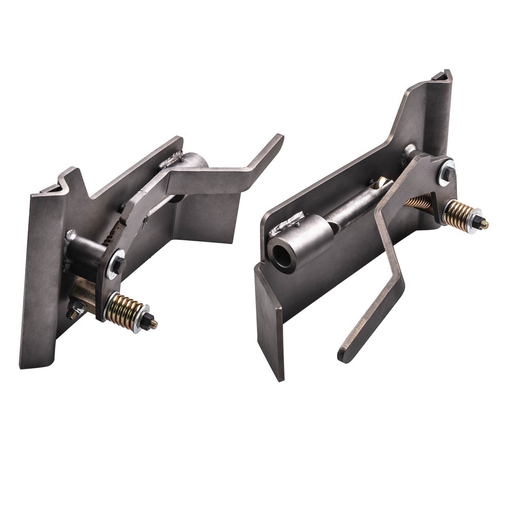 2 Pcs Universal Weld-On Skid Steer Quick Attach Conversion Adapter Quick Tach