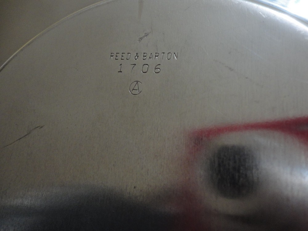 Vintage Reed & Barton SilverPlate Round Tray