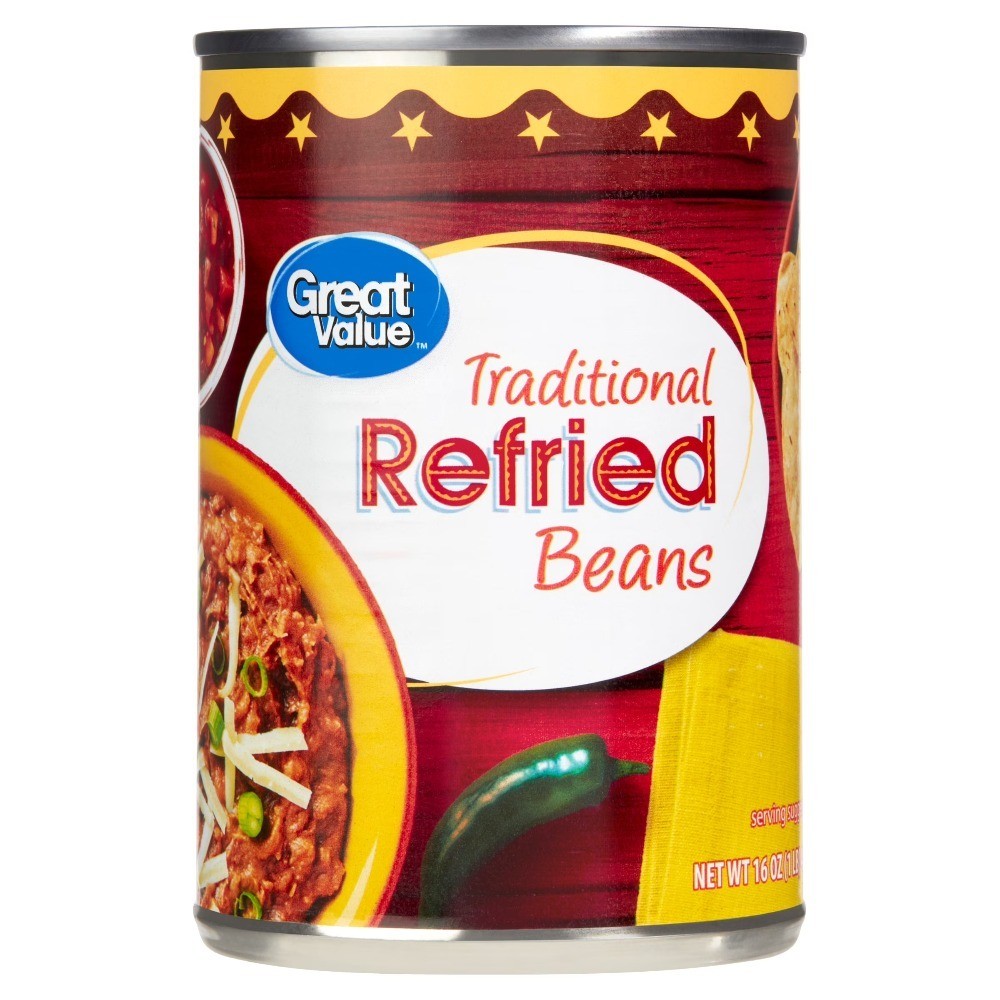 (6 pack) Traditional Refried Beans, 16 oz