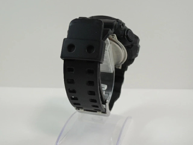Used CASIO quartz wristwatch G SHOCK GA 710 black silver