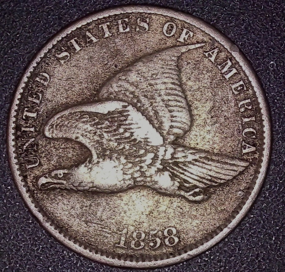 1858 FLYING EAGLE CENT SMALL 1C