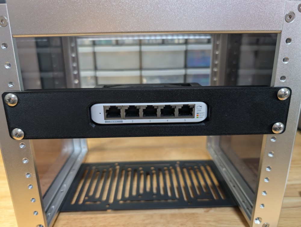 USW-Flex-Mini 10" Rack Mount 1U - 1 Keystone Jack