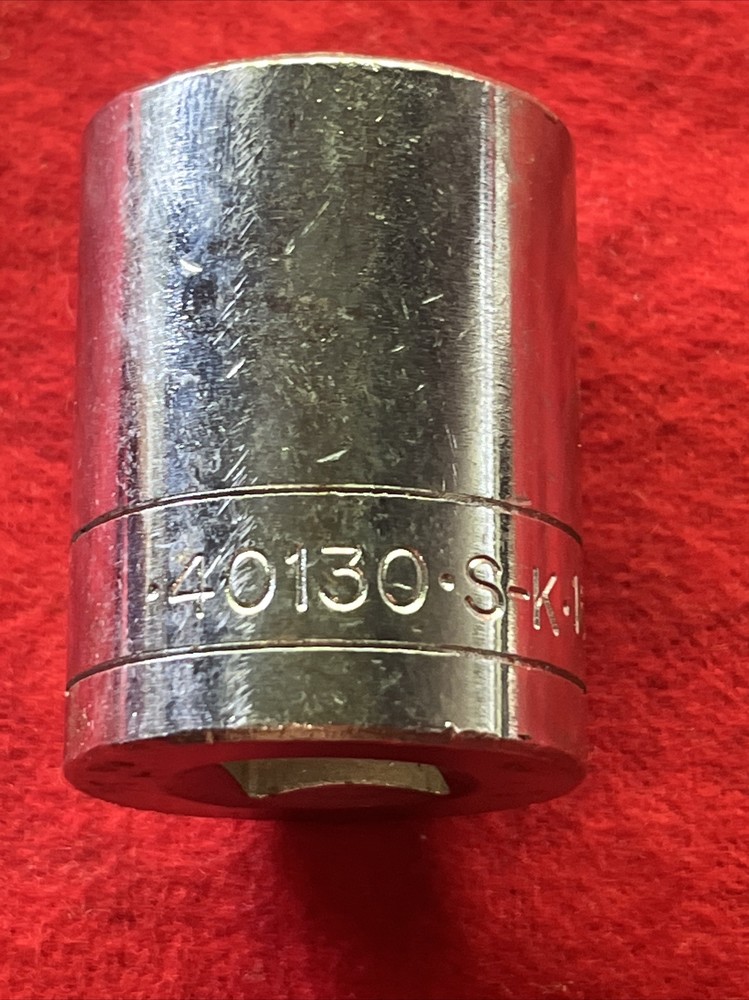 S-K TOOLS 40130 SOCKET 15/16", 1/2” DRIVE, 12 POINT - USA (t55)