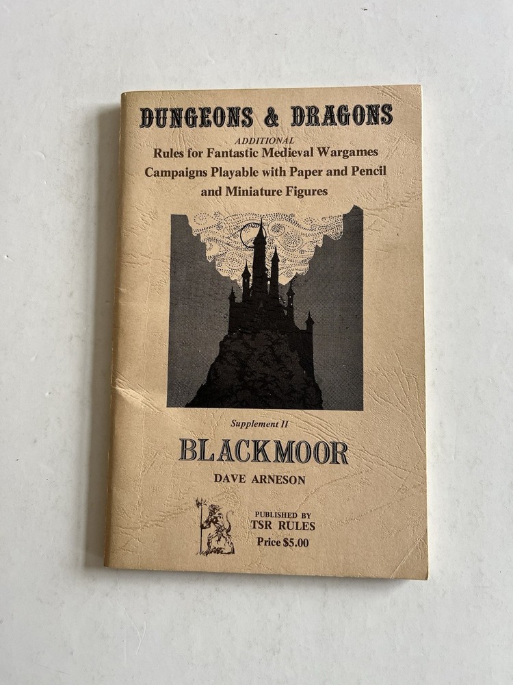 Dungeons and Dragons Blackmoor TSR 1976