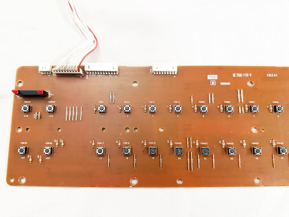 YAMAHA DX-7 IID/IIFD 2- Top Side Panel Switch Boards. Works Great !