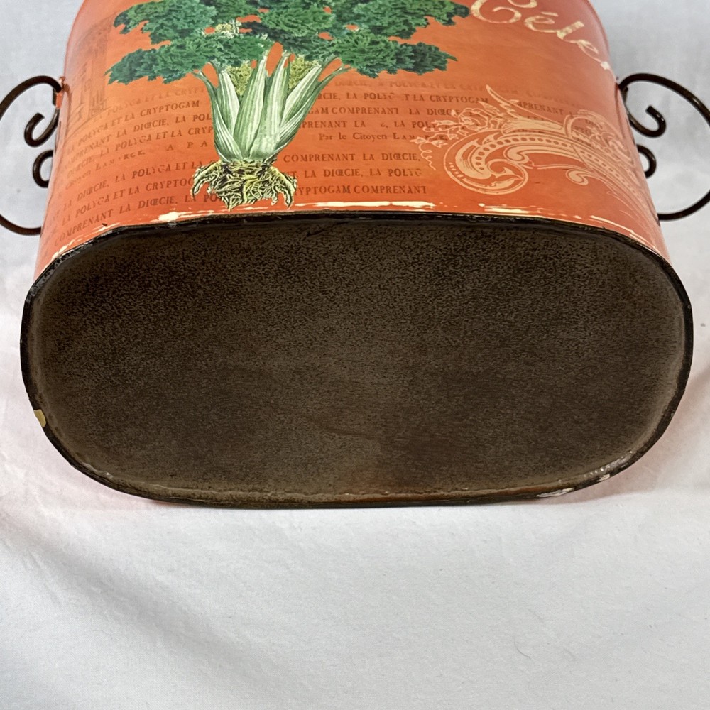 Oval Shaped Vegetable Nesting Tins Lot Of (3)