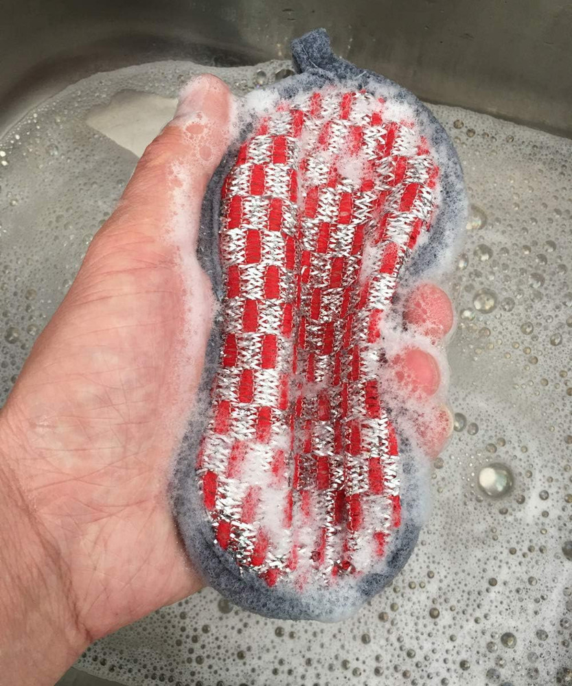 Multi-Purpose Scrub Sponges for Kitchen Scrub-it-Non-Scratch Double-Side Double-