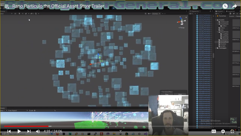 Unity3d: RANO PARTICULO PARTICLE EFFECT GENERATOR! Making games never so fun.