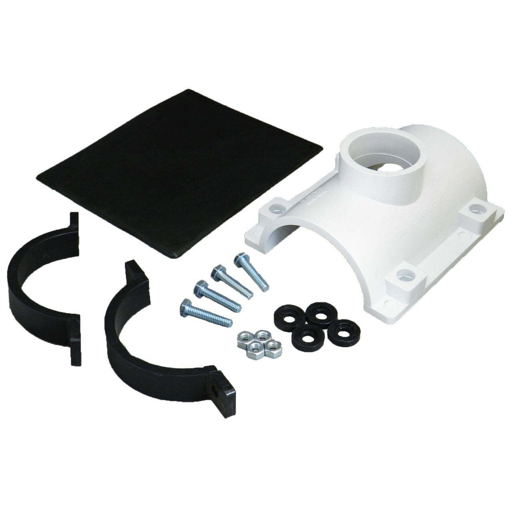 Plastic Oddities 4"x 3" Saddle Tee with Hardware Kit and Gasket