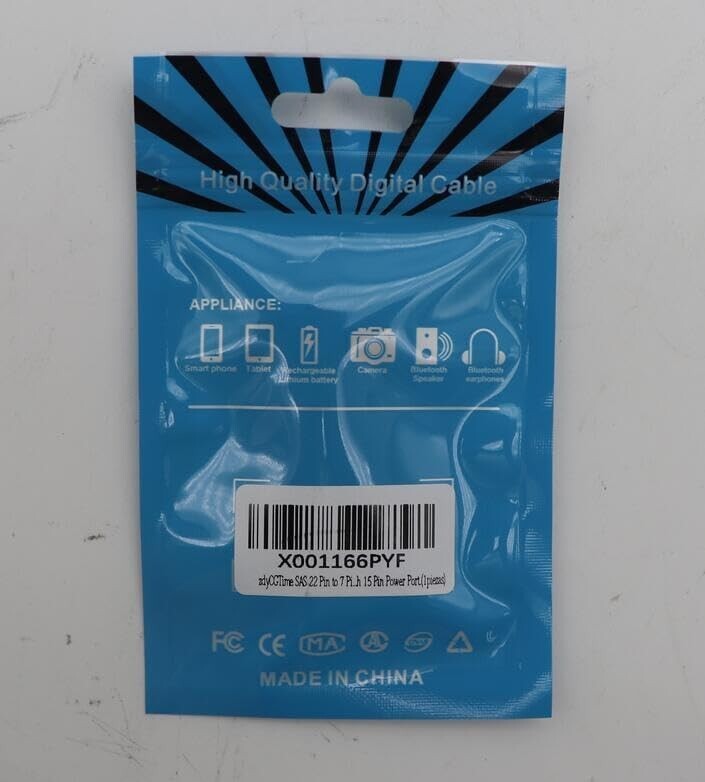 Universal SAS Adapter - Connect SAS HDD to SATA Controller - 5Gbps - 22 - 1Pack